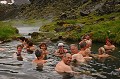 rivière chaude à Landmannalaugar pour un bain réparateur Islande,sources chaudes 