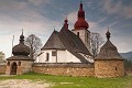  Slovaquie, église, toit de bois 